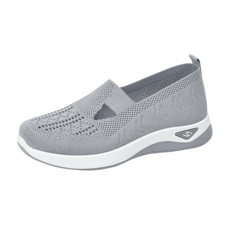

Linfrsh Women s GOrun Consistent Vivid Horizons Lace-up Comfort Athletic Running Sneaker Grey 6.5