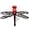 Red, variant on Dragonfly Fishing Lure, Double Wing Simulation Bait for Bass Trout, Freshwater Saltwater Topwater Lure with Hooks, 3.0 Inches