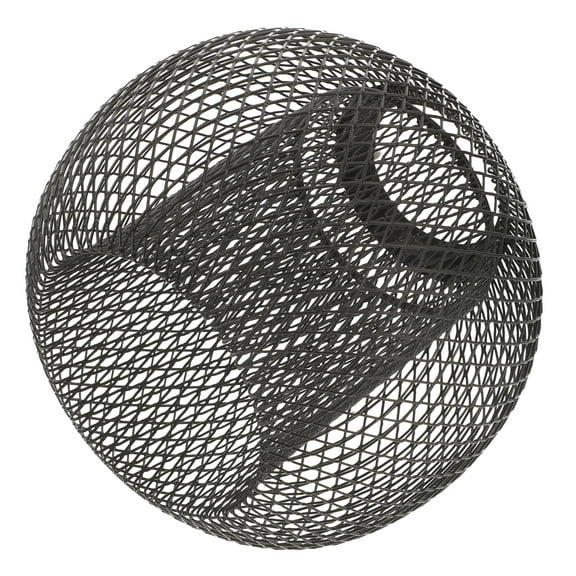 Koolleo Iron Mesh Lampshade Mesh Geometric Double Layer Ceiling Hanging Light Cover