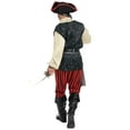 thumbnail image 3 of Joyfy Men Pirate Costume Plundering Sea Captain Set for Adults Halloween Themed Parties, 3 of 8