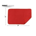 thumbnail image 2 of CarCarez Waffle Weave Microfiber Drying Towel, Red, 16 x 24 in, Pack of 6, 2 of 6