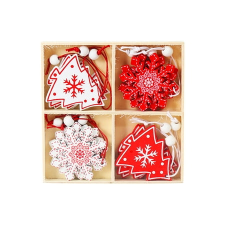 

Home Decor 2022 Painted Wooden Combination Set Angel Christmas Tree Decoration Small Pendant