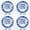 Blue 4PCS, variant on 7A Natural Stone Bracelet Natural Lazuli Bracelet Personality Fortune Bracelet For Men And Women