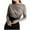 Grey, variant on Vetement Femme ete 2025 Stand Collar Ruched Long Sleeve Tee Running Long Sleeve Shirt Women Running Shirt Women Plain Shirts Solid Tee Girls Rayon Tops for L L