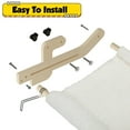thumbnail image 4 of Coziwow Cat Window Perch Hammock Cat Bed Shelve Seat for Window Sill, Bedside, Drawer and Cabinet, 4 of 15