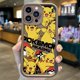 thumbnail image 3 of Funda de teléfono de dibujos animados Pokémon Pikachu para iPhone 16, 15, 14, 13, 12, 11 Pro Max, 16, 15, 14, 8, 7 Plus, X, XS Max, 8, 7, cubierta de silicona a prueba de golpes, 3 of 5