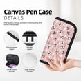 thumbnail image 2 of Fotbe Panda Flying in the Sky (2) Pattern Pencil Case,Canvas Pen Case, Multi- Slot Pencil Pouch, Portable Pencil Bag, Pen Case for& Office, Makeup Bag ,Zipper Pouch, 2 of 6