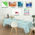thumbnail image 2 of HeavyDuty Plastic Table Covers TABLECLOTH (Reusable) in 24 colors and 2 Size!!, 2 of 6