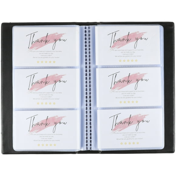 Libro organizador de tarjetas de visita, tarjetero, organizador de tarjetas de visita, libro organizador de tarjetas de visita, carpeta para tarjetas de visita