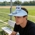 thumbnail image 4 of Rewenti Summer Sun Hat with Built-In Fan and Portable Rechargeable Usb Coolings Fan for Outdoors and A Practical Small Gift for Students, 4 of 5