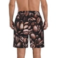 thumbnail image 3 of Naloa Coffee Bean Men's Beach Shorts, Surfing shorts, Swim trunks, Quick Dry Swim Trunks for Surfing Beach Fun - Large, 3 of 9