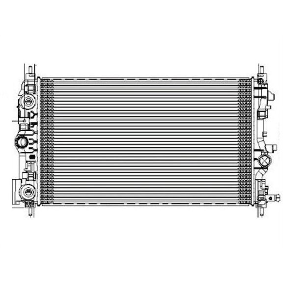 Radiator - Compatible with 2011 - 2014 Chevy Cruze 2012 2013
