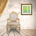 thumbnail image 3 of Vess, June Erica 26x26 Gold Ornate Wood Framed with Double Matting Museum Art Print Titled - Blue Seedlings IV, 3 of 4