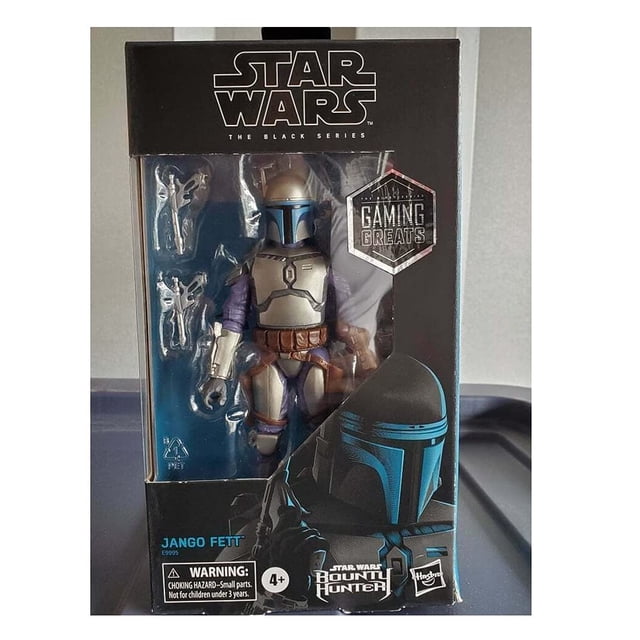 Hasbro Star Wars The Black Series Gaming Greats Jango Fett Bounty Hunter Figura exclusiva E99955L0