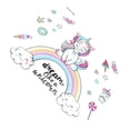 thumbnail image 2 of PBPBOX Wall Sticker Unicorn Shape PVC Assorted Color Room Decoration Unicorn Theme 1Pack, 2 of 5