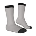 thumbnail image 3 of Uemuo Gary Pattern Women's Crew Socks, Soft Durable Breathable Moisture-Wicking with Odor Control Cotton socks, 3 of 9