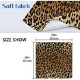 thumbnail image 7 of Dreamtimes Cotton Cloth Napkin,Fashion Colorful Leopard Animal Print Soft and Skin Friendly Cotton Dinner Napkin, Holiday Napkins for Family Hotel Parties, Cocktail Napkins, Wedding Napkins 6PCS, 7 of 7