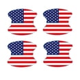 thumbnail image 2 of Pegatinas tricolores para manija de coche, pegatinas para manija de puerta de coche, pegatinas antiarañazos para muñeca, juego de 4 piezas, estilo bandera tricolor para decoración de coche,, 2 of 6
