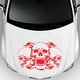 thumbnail image 1 of 39x60cm Triple Skull Head Car Sticker Calcomanía gráfica para capó de automóvil (Rojo) Ndcxsfigh Accesorios para autos y motos, 1 of 6