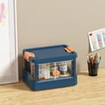 thumbnail image 1 of Up to 65% off Plastic Storage Bins For Closet Organizers And Storage, Folding Storage Box, Stackable Storage Bins With Open Front Door, Collapsible Storage Bins, 1 of 8