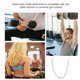 thumbnail image 3 of Cadena de extensión de fitness, cadenas de gimnasio, agarre para tríceps, entrenamiento pesado dual, máquina para tríceps en casa, cable de 23 pulgadas, fitness, 3 of 8