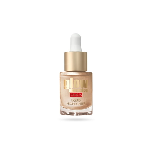 PUPA Milano Glow Obsession Liquid Face Highlighter, 002 Moon Light