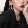 thumbnail image 4 of HAHDAXIA Manchons d'Oreille pour Femmes, Cartilage Sans Perçage, Ensemble de Boucles d'Oreilles à Clip, Manchons d'Oreille Ajustables, Ensemble de Boucles d'Oreilles, Acier Inoxydable, Clip d'Oreille Hélix pour Adolescentes, 4 of 7
