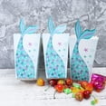 thumbnail image 4 of FRCOLOR 24pcs Mermaid Popcorn Boxes Printing Party Treat Box Container for Birthday 12pcs Blue 12pcs Green, 4 of 5
