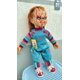 thumbnail image 2 of Muñeco chucky cicatrizado, cuerpo de felpa 67 cm con huellas y agujetas, 2 of 5