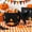 Black, variant on Handwoven Wicker Pumpkin Storage Basket with Removable Lid - Halloween & Fall Home Decor for Mantel, Shelf & Party