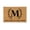 M, variant on Uqiangy Welcome Mats Summer Floor Mats Rugs for Entryway Funny Welcome Doormat 26 Letter Initial and Name Personalized Doormat Indoor Outdoor Carpet(V)