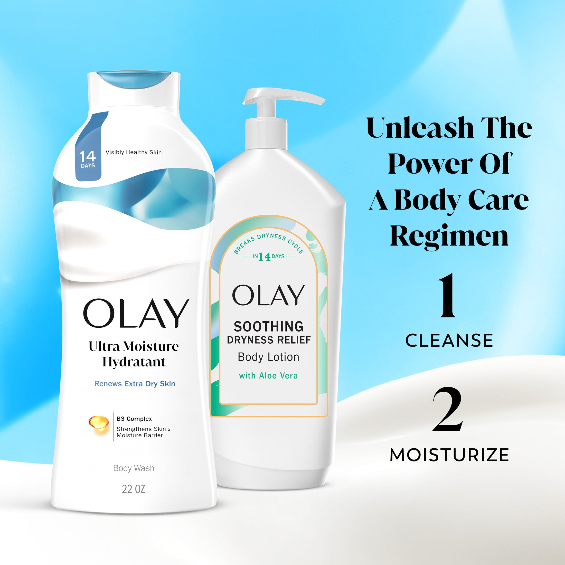 Olay Ultra Moisture Hydrating Body Wash, 22 fl oz, Moisturizing Body Wash