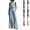 Sky Blue, variant on Clossjun Women's 2 Piece Casual Lounge Sets Sleeveless Tops & Wide-Leg Pants Sets Fall Wear Fashion Outfit Sets M