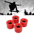 thumbnail image 4 of Roue de Planche de Surf, Pièces de Rechange à Faible Bruit Haute Résistance 4 Pcs Roues de Planche à Roulettes Résistantes à l'Usure pour Rampe Trottoir Route en Ciment Noir, Jaune, Bleu, Rouge, 4 of 8