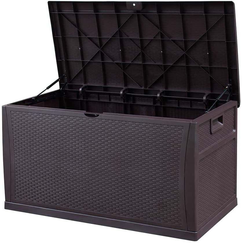 large resin deck box