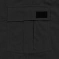 thumbnail image 5 of Kvture Men's Corduroy Cargo Shorts Elastic Waist Drawstring Workout Straigh Leg Pants Summer Shorts with Pockets Black XXL, 5 of 7