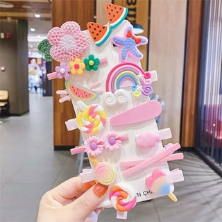 New Korean Creative Snario Candy Hair Clips Kawaii Hello Kitty Pom