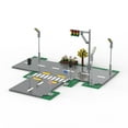 thumbnail image 4 of Blocs MOC Ville Ami Vue de Rue Plaque Feux de Circulation Panneau Base de Route Compatible Pont Ferroviaire Briques de Construction Bricolage Jouets pour Enfants 1 Ensemble, 4 of 6