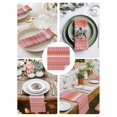 thumbnail image 3 of Pink Orange Boho Cloth Napkins Set of 8 Reusable Dinner Napkins, Vintage Ethnic Tribe Abstract Art Cocktail Napkin Washable Table Napkins for Wedding/Holiday Party/Baby Shower 20"x20", 3 of 7