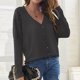 thumbnail image 4 of Moda mujer Casual manga larga sólido largo cárdigan Tops blusa abrigo Fridja  po3988, 4 of 6