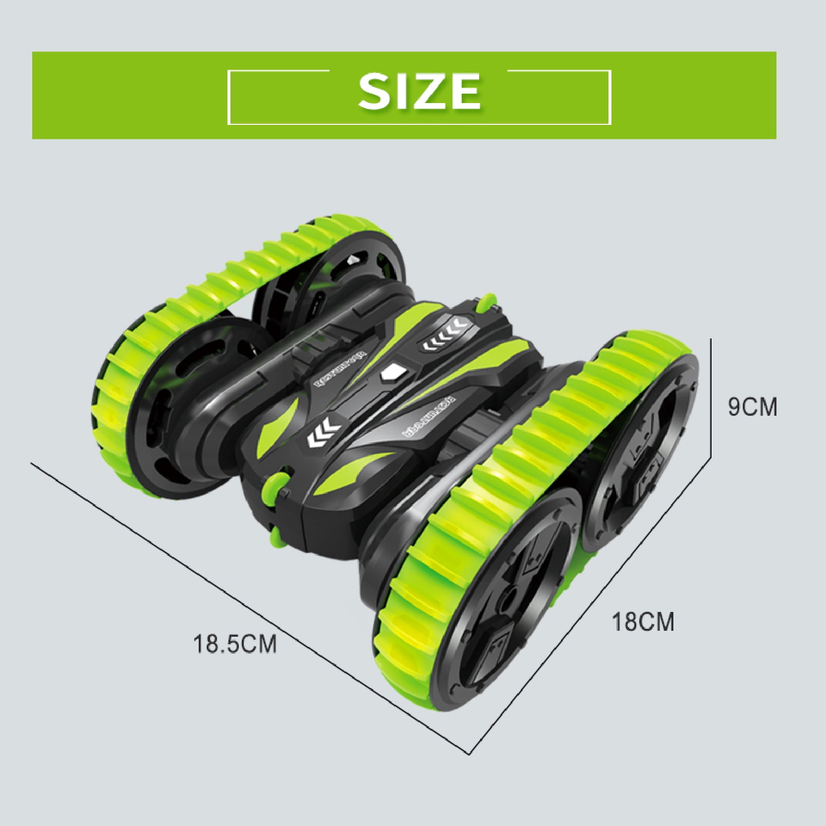 RC Car for Kids Mundo Toys (1:24) Stunt Car Monster Battery-Powered RC Trucks Boys Toys for Gifts