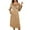 a-Khaki23660, variant on VNKIDY Womens Plush Nightgown Dress Solid Color Letter Print Long Sleeve Crewneck Sleep Shirt With Pockets For Warm Loungewear Khaki L