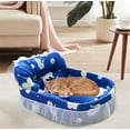 thumbnail image 5 of Dog Bed Washable Princess Cat Couch Soft Plush Pet Sofa Nest Mat Snuggle Kitten Puppy Cave Beds Cute Cozy Kitten Doggy Kennel Cushion Small Medium Dogs Cats Sleeping Pad, 5 of 6