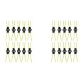 thumbnail image 1 of 20 Piezas Cortacésped Cuerda de Corte Cabezales de Cortacésped Cepillo de Desmalezado Eliminación de Cortacésped Resistente Al Desgaste en General, 1 of 6