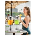 thumbnail image 3 of Drink Dispensers for Parties, 4.4 Gallon Beverage Dispenser with Stand & Ice , Stainless Steel Beverage Dispenser, Hot Cold Juice Dispenser with Drip Tray for Bar Buffet Home, 3 of 8