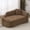 Caramel, variant on HUTWIFE 68'' Modern Chenille Curved Boneless Cloud Loveseat Couch for Apartment Living Room Bedroom, Milk White