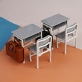 thumbnail image 6 of 4PCS Educational Dollhouses Furniture School Desk Chair Backpack Set Realistic 1:12 Scale Miniatures, 6 of 9