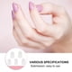 thumbnail image 3 of 1 bolsa / 600 piezas de pegatinas de manicura uñas postizas cubierta completa piezas adhesivas pegatinas de uñas postizas parches de uñas (color natural), 3 of 8