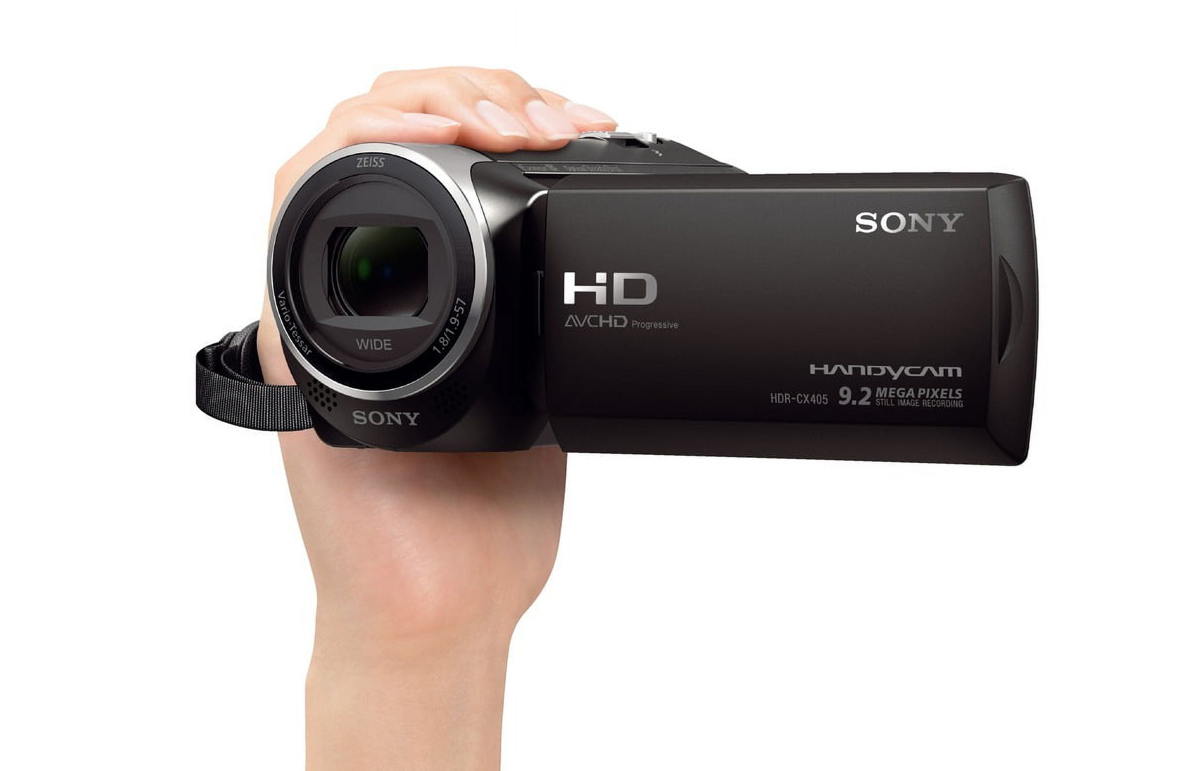 HDR-CX405/B Full HD 60p Camcorder: Digital Video Recorder Camera