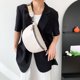 thumbnail image 1 of Bolso de cintura de gran tamaño, bolso de pecho, bolso de viaje de gran capacidad, bolso de mujer de cuero suave, bolso bandolera, 1 of 5
